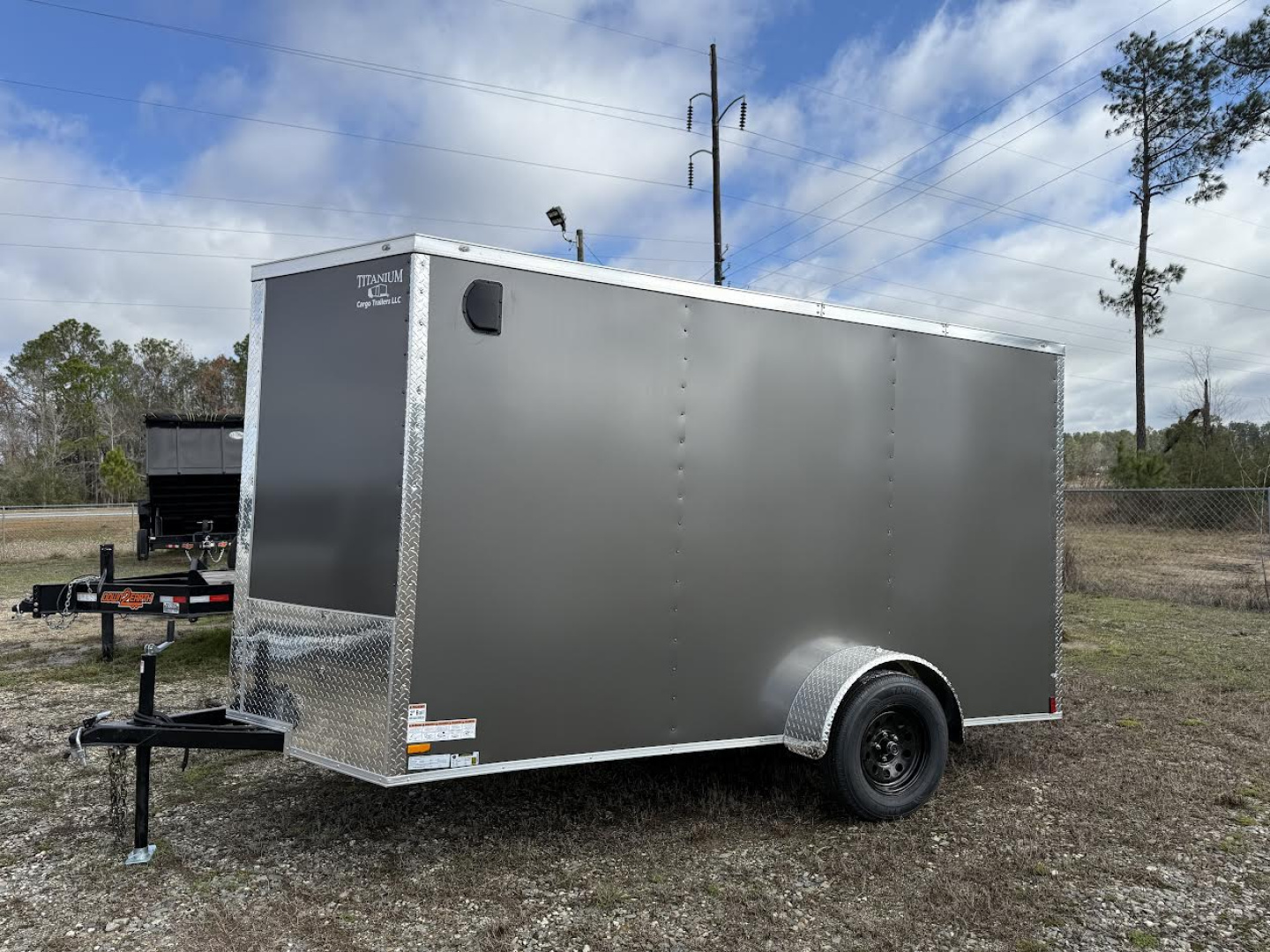 New 6x12 Single Axle Enclosed Trailer | Titanium Cargo Trailer