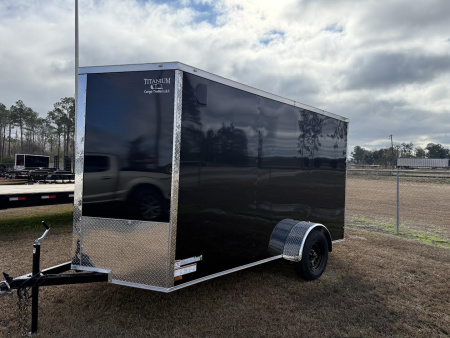 New 6x12 Single Axle Enclosed Trailer | Titanium Cargo Trailer