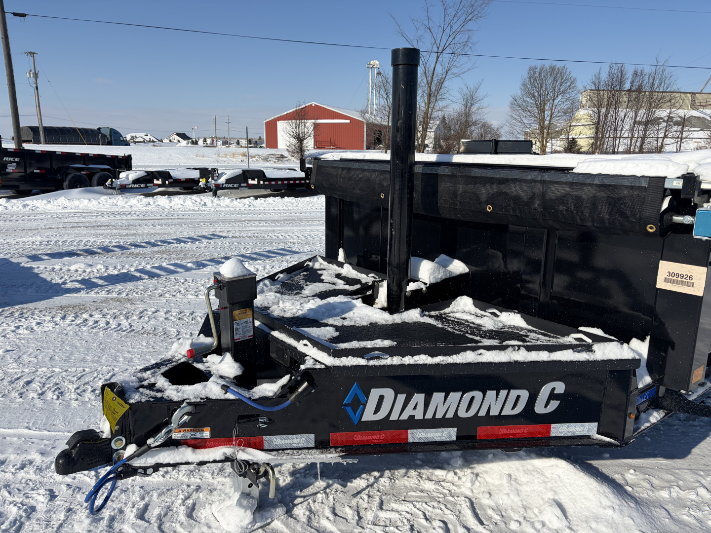 New 2026 Diamond C Trailers LPT207L16X82 (82" X 16') 15.5K Telescopic Dump Trailer