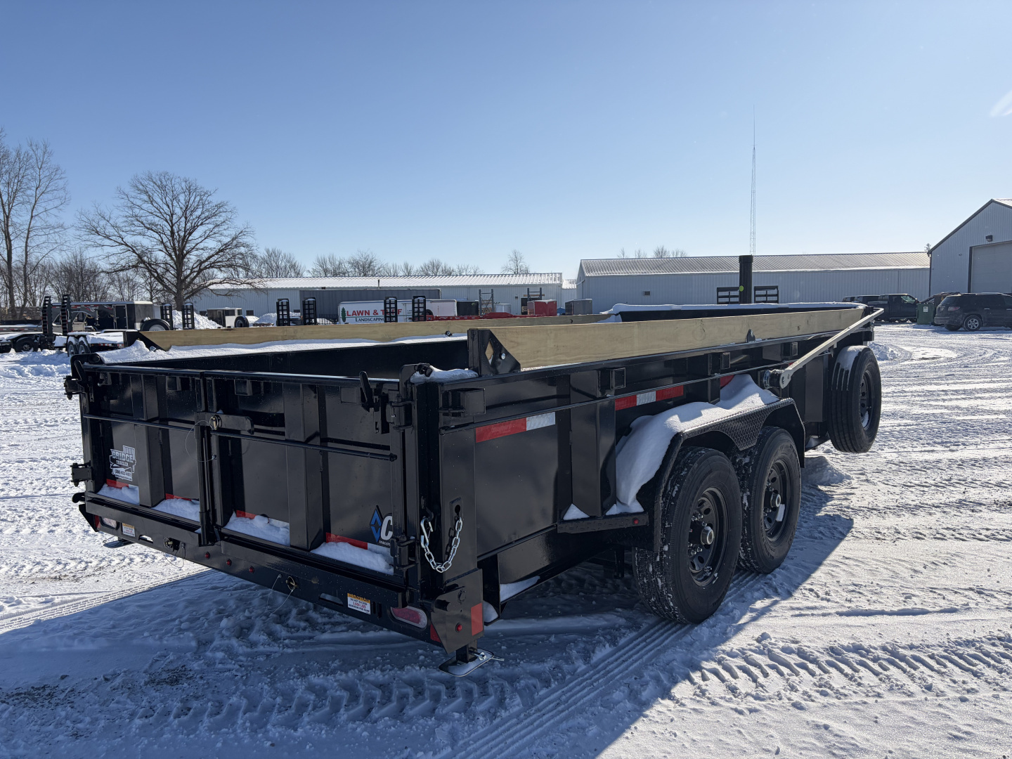 New 2026 Diamond C Trailers LPT207L16X82 (82" X 16') 15.5K Telescopic Dump Trailer