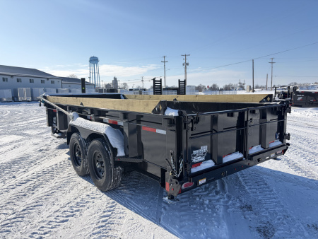 New 2026 Diamond C Trailers LPT207L16X82 (82" X 16') 15.5K Telescopic Dump Trailer