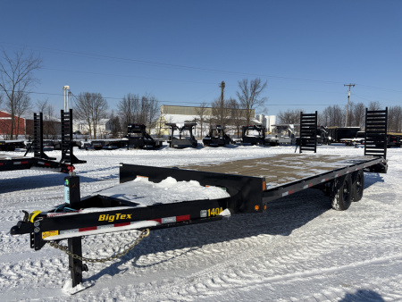 New 2026 Big Tex Trailers 14OA-22D3A-FRBK (19' + 3' X 102 ) 15.4K Equipment Trailer