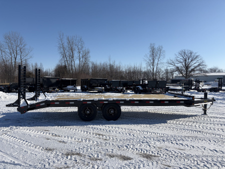 New 2026 Big Tex Trailers 14OA-22D3A-FRBK (19' + 3' X 102") 15.4K Equipment Trailer
