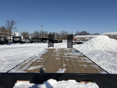 New 2026 Big Tex Trailers 14OA-22D3A-FRBK (19' + 3' X 102") 15.4K Equipment Trailer