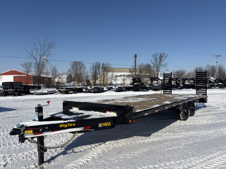 New 2026 Big Tex Trailers 14OA-24D3A-FRBK (21' + 3' X 102") 15.4K Equipment Trailer