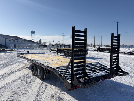 New 2026 Big Tex Trailers 14OA-24D3A-FRBK (21' + 3' X 102") 15.4K Equipment Trailer