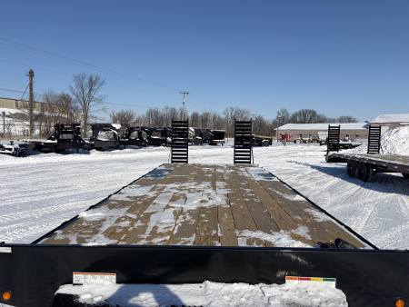 New 2026 Big Tex Trailers 14OA-24D3A-FRBK (21' + 3' X 102") 15.4K Equipment Trailer