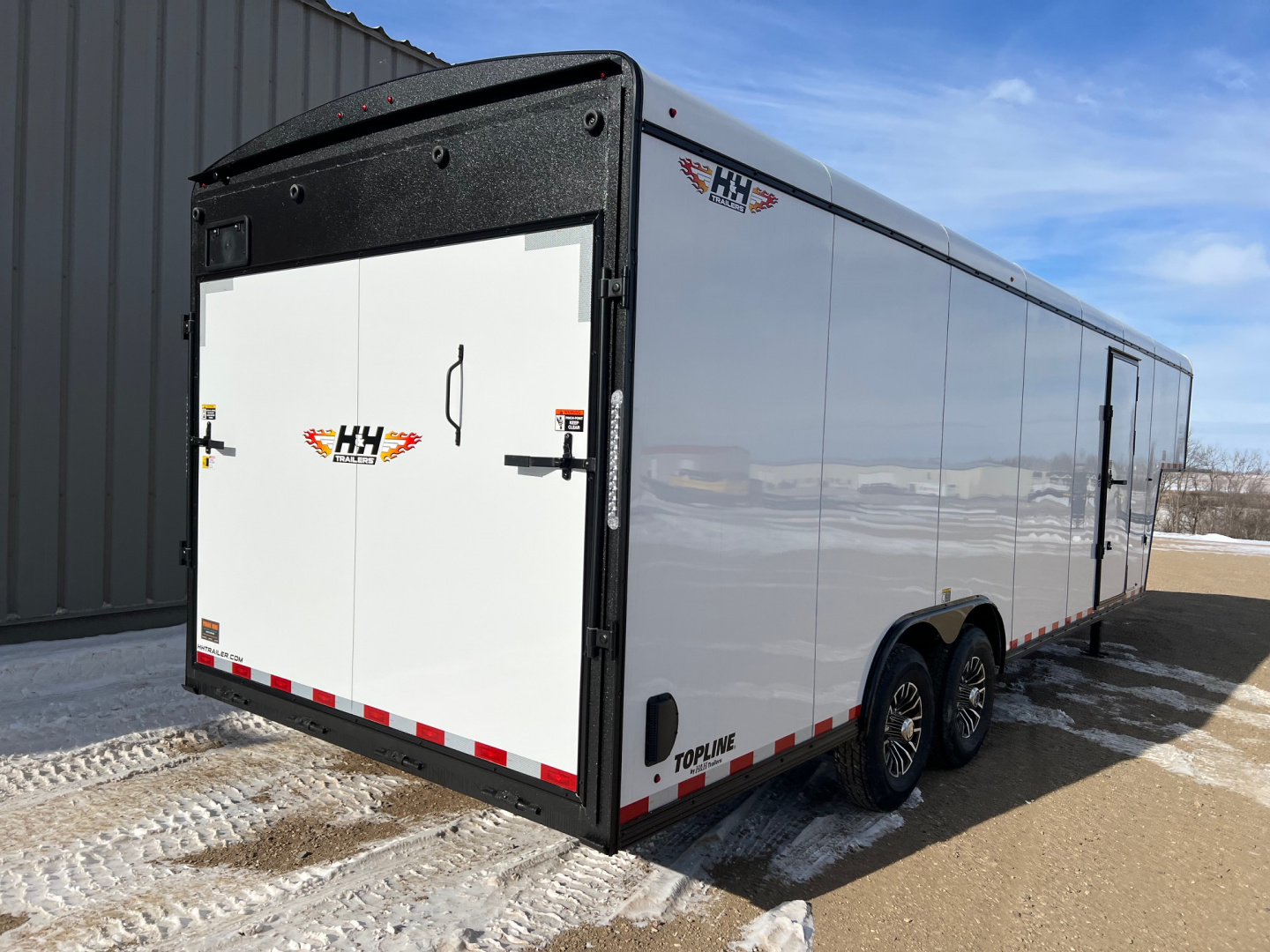 New 2026 H&H Trailers 24 Gooseneck Cargo / Enclosed Trailer
