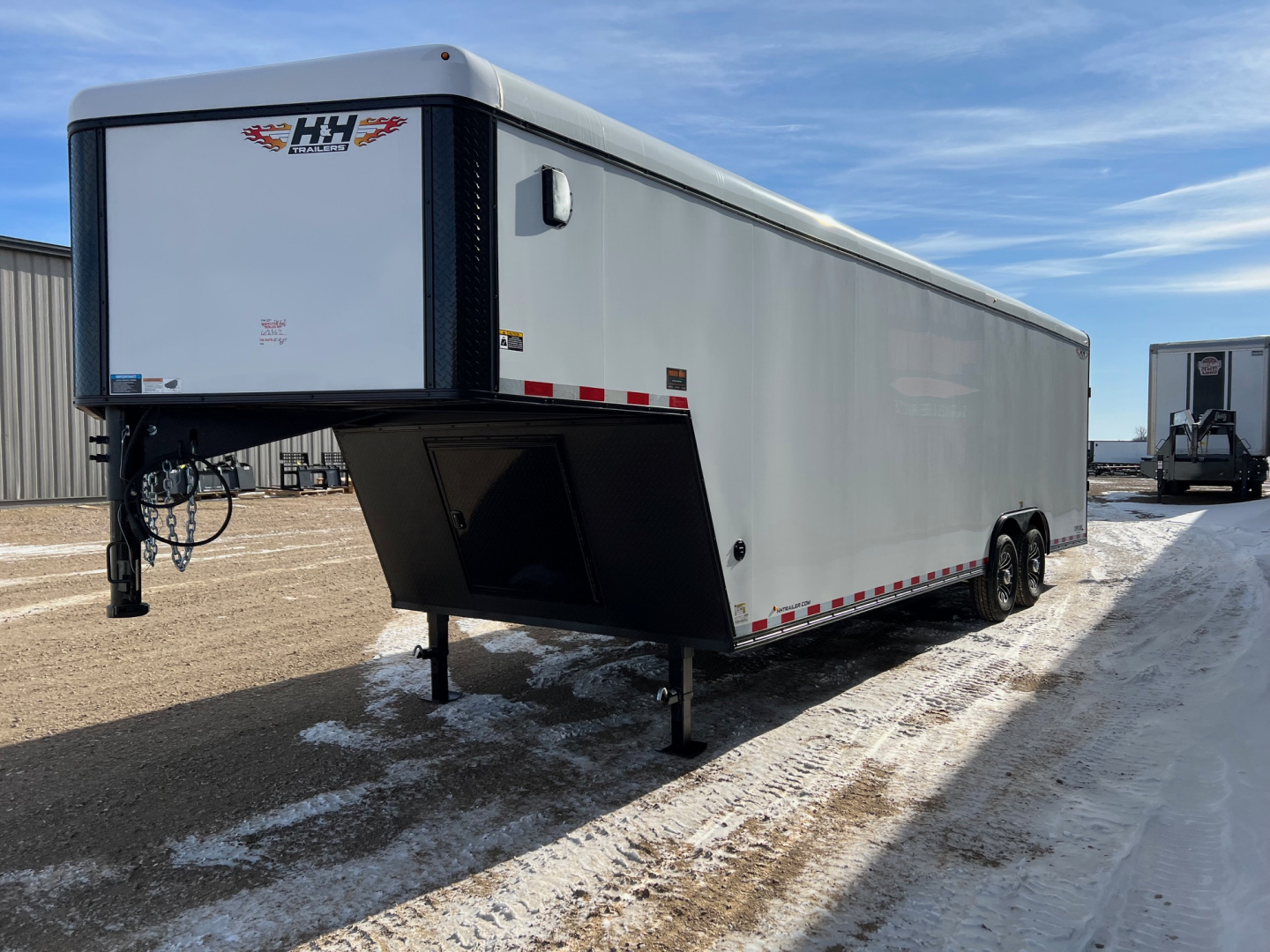 New 2026 H&H Trailers 24 Gooseneck Cargo / Enclosed Trailer