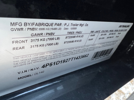 New 2026 PJ Trailers 14 DL Dump Trailer