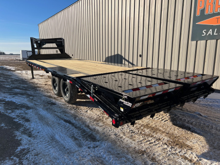 New 2026 PJ Trailers 25' Quest LQ Gooseneck Flatbed Trailer