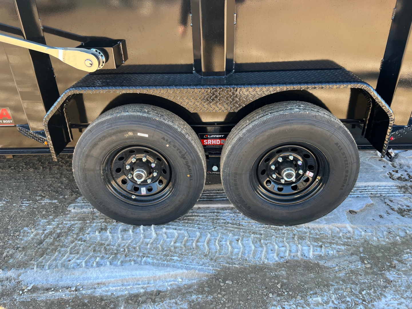 New 2026 Diamond C Trailers 14' LPT207 Telescopic High Side Dump Trailer