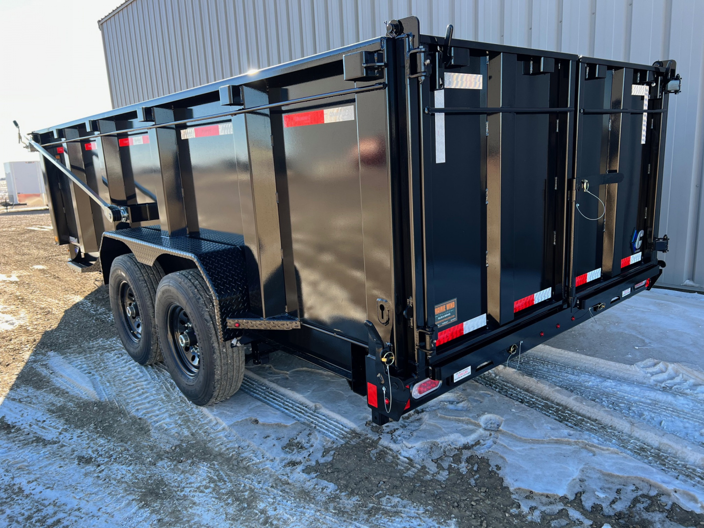 New 2026 Diamond C Trailers 14' LPT207 Telescopic High Side Dump Trailer