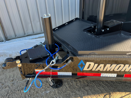 New 2026 Diamond C Trailers 14' LPT207 Telescopic High Side Dump Trailer