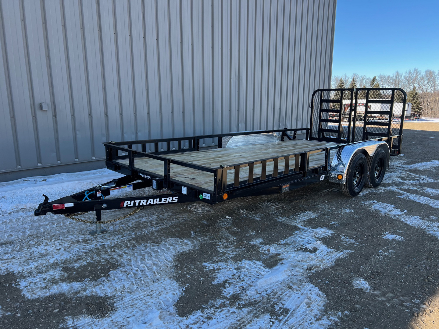 New 2026 PJ Trailers 18 Tandem Axle ATV UL Utility Trailer