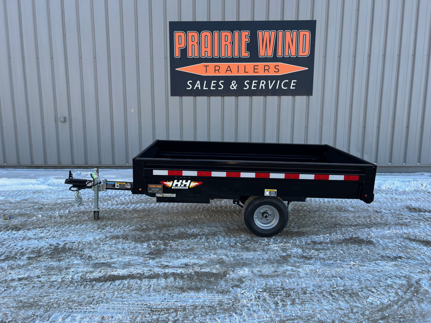 New 2026 H&H Trailers 8' Homeowner / UTV Dump Trailer