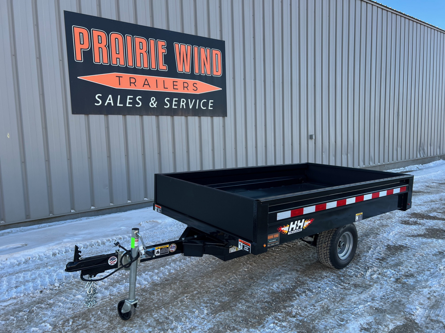 New 2026 H&H Trailers 8' Homeowner / UTV Dump Trailer