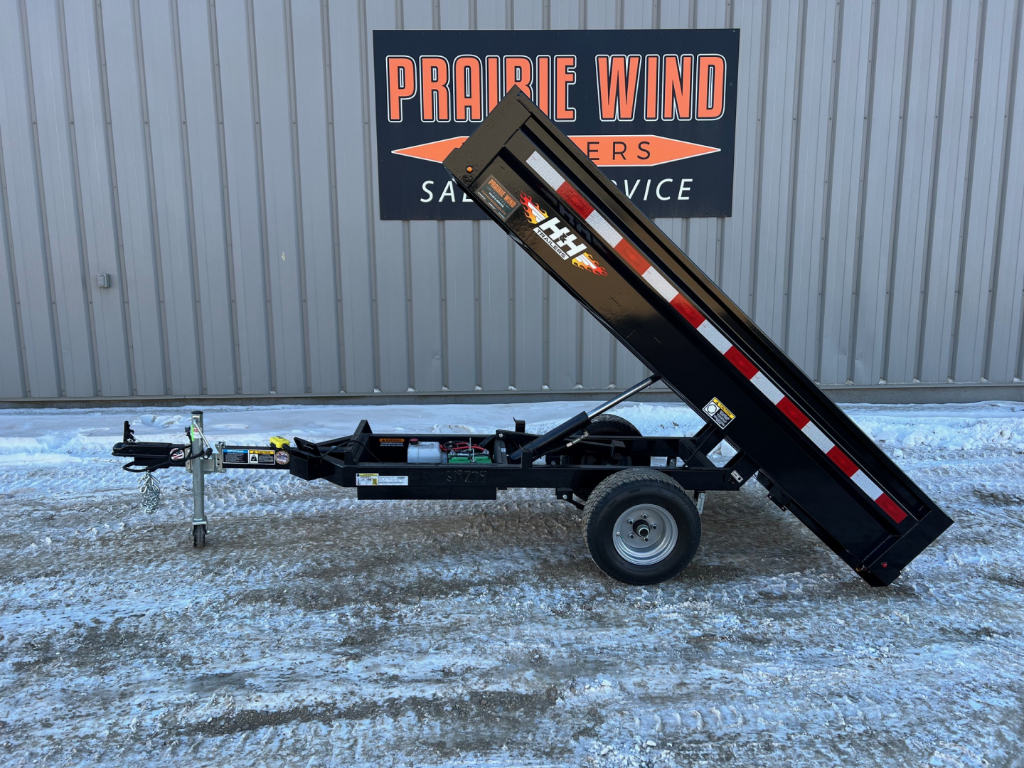 New 2026 H&H Trailers 8' Homeowner / UTV Dump Trailer