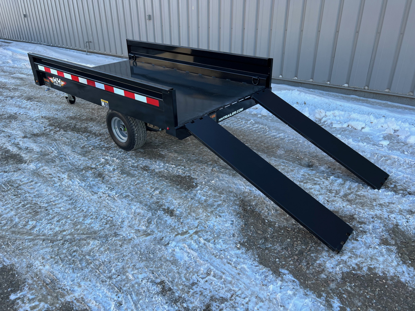 New 2026 H&H Trailers 8' Homeowner / UTV Dump Trailer