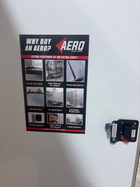 New 2026 AERO 6x10SA Cargo / Enclosed Trailer