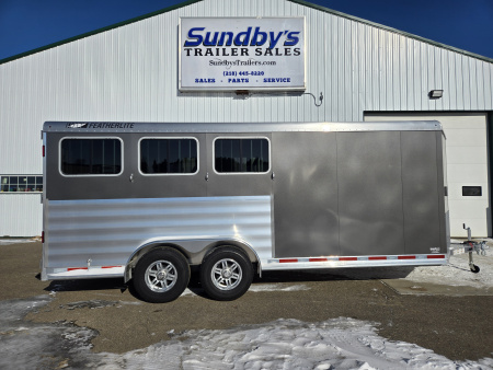 New 2026 Featherlite 7348-STD 3 Horse Trailer