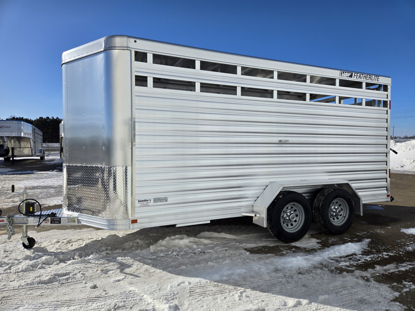 New 2026 Featherlite 6716-STD Stock Trailer