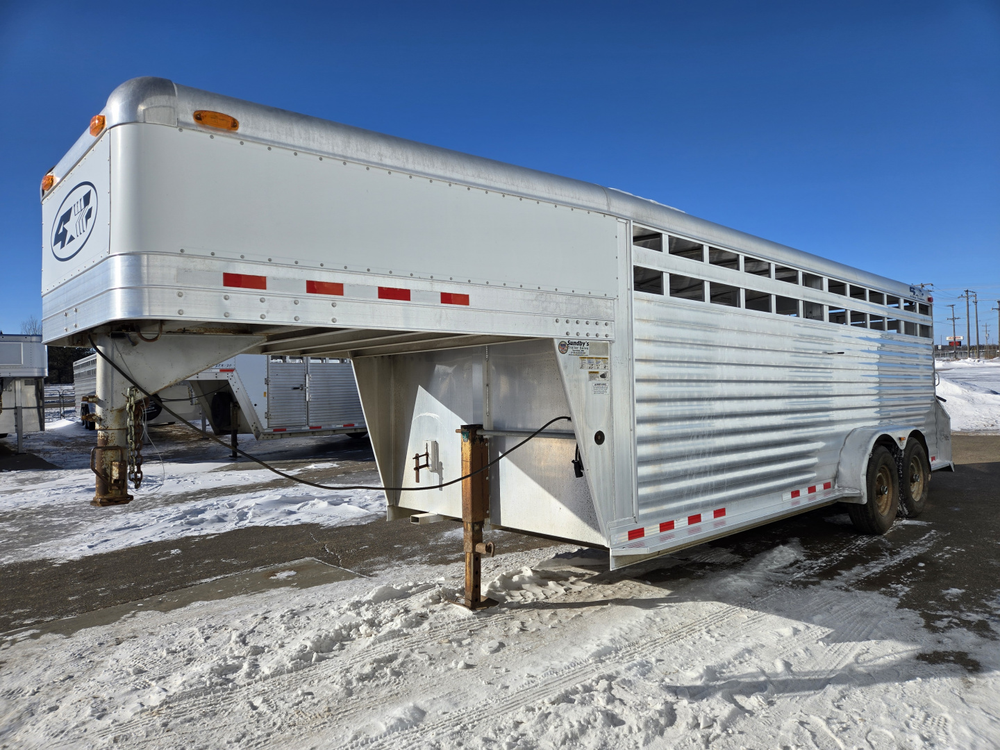 Used 2005 4-Star Trailers 20ft Stock Stock / Stock Combo Trailer