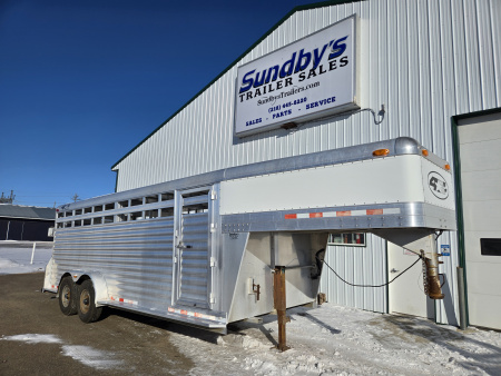 Used 2005 4-Star Trailers 20ft Stock Stock / Stock Combo Trailer