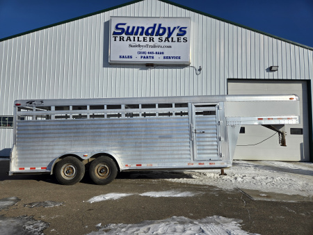 Used 2005 4-Star Trailers 20ft Stock Stock / Stock Combo Trailer