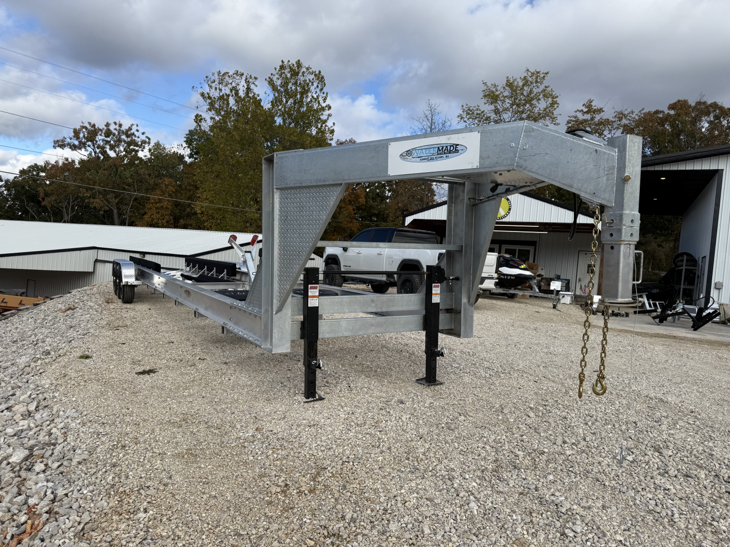 New 2026 WaterMade Boat Trailers WM40-24k Gooseneck Torsion Power Boat
