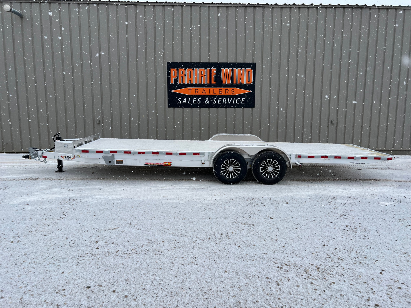 New 2026 H&H Trailers 24' Aluminum Speed Loader Tilt Trailer