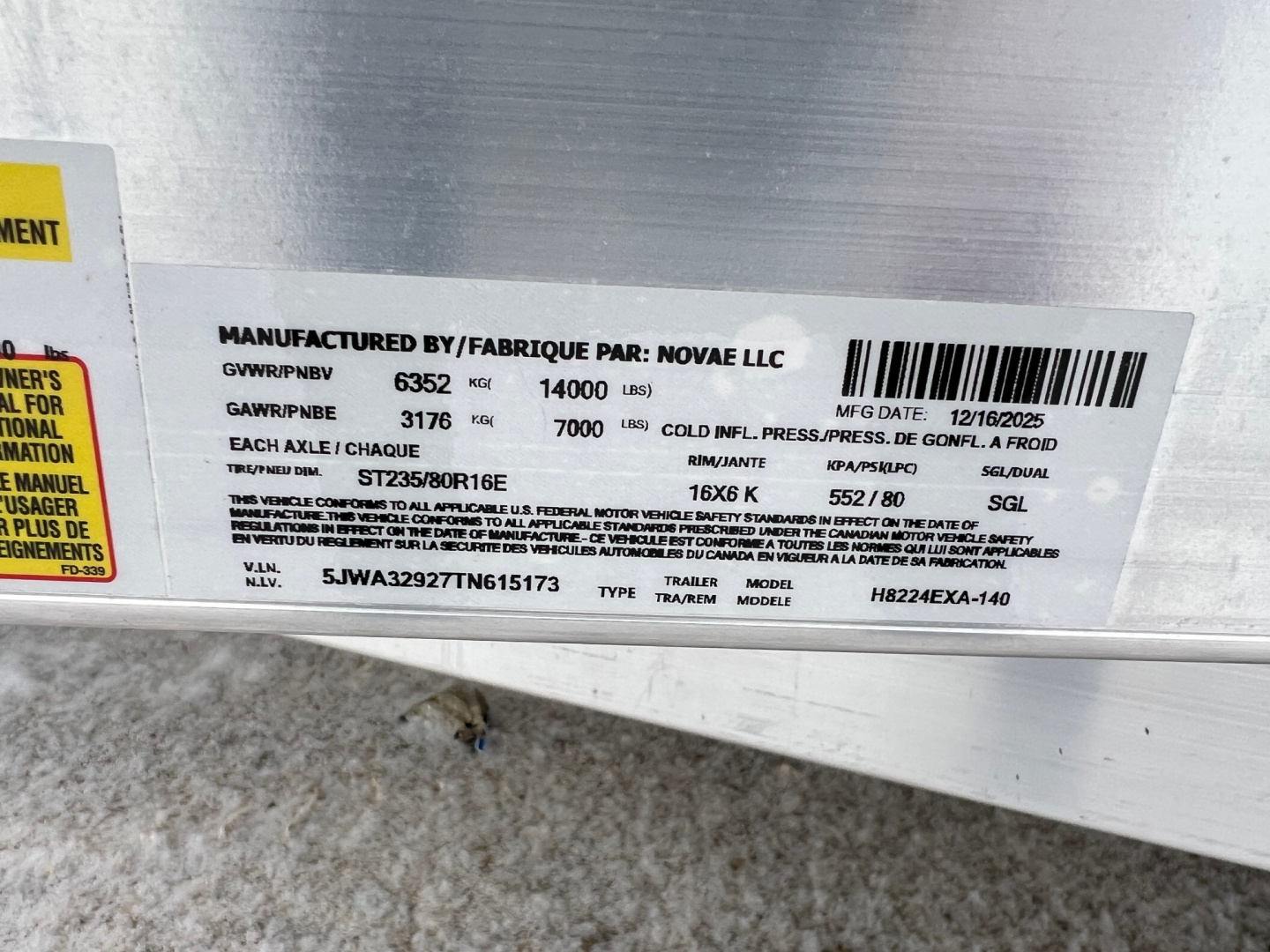 New 2026 H&H Trailers 24' Aluminum Speed Loader Tilt Trailer