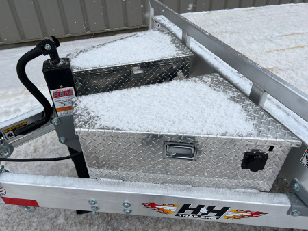 New 2026 H&H Trailers 24' Aluminum Speed Loader Tilt Trailer